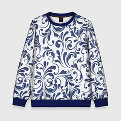 Детский свитшот Гжелевый рисунок