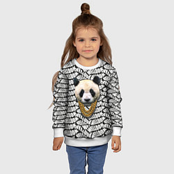 Свитшот детский Panda Look, цвет: 3D-белый — фото 2