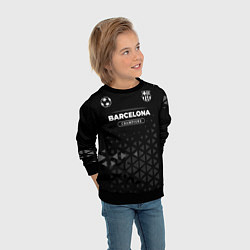 Свитшот детский Barcelona Форма Champions, цвет: 3D-черный — фото 2