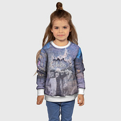 Свитшот детский The Beatles Легендарная Ливерпульская четвёрка, цвет: 3D-белый — фото 2