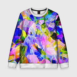 Детский свитшот Красочный цветочный узор Весна - Лето 2023 Colorfu