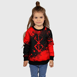 Свитшот детский КЛЕЙМО ЖЕРТВЫ - BERSERKБЕРСЕРК, цвет: 3D-черный — фото 2