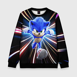 Свитшот детский Speed Sonic, цвет: 3D-черный