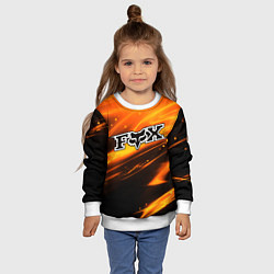 Свитшот детский FOX RACING - ФОКС СИЯНИЕ, цвет: 3D-белый — фото 2