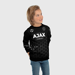 Свитшот детский Ajax Champions Uniform, цвет: 3D-черный — фото 2