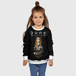 Свитшот детский Dune: Spice Wars фракция фримены, цвет: 3D-белый — фото 2