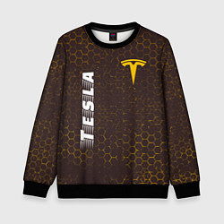 Свитшот детский ТЕСЛА Tesla Графика, цвет: 3D-черный
