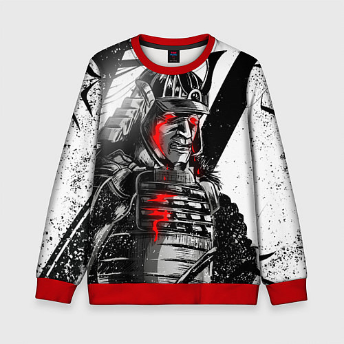 Детский свитшот Samurai Red / 3D-Красный – фото 1