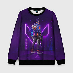 Свитшот детский YORU VALORANT, цвет: 3D-черный