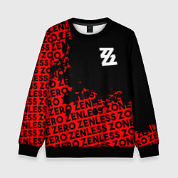 Детский свитшот Zenless Zone Zero капля арт