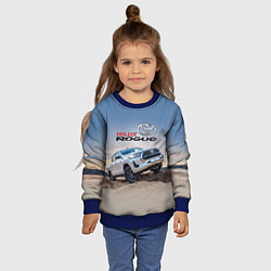 Свитшот детский Toyota Hilux Rogue Off-road vehicle Тойота - прохо, цвет: 3D-синий — фото 2