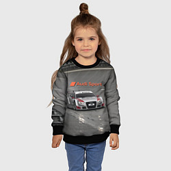 Свитшот детский Audi Sport Racing Team Short Track Car Racing Авто, цвет: 3D-черный — фото 2