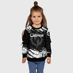 Свитшот детский Chaoseum Logo Grunge, цвет: 3D-черный — фото 2
