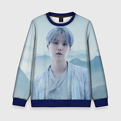 Свитшот детский MIN YOONGI BTS YET TO COME, цвет: 3D-синий