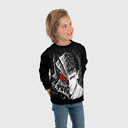 Свитшот детский БЕРСЕРК ГАТС И ДОСПЕХИ, цвет: 3D-черный — фото 2