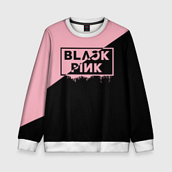 Свитшот детский BLACKPINK BIG LOGO, цвет: 3D-белый