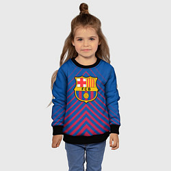 Свитшот детский Barcelona Абстракция, цвет: 3D-черный — фото 2