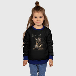 Свитшот детский Big cat Maine Coon, цвет: 3D-синий — фото 2