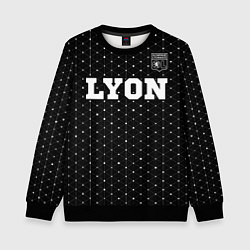 Свитшот детский Lyon Sport на темном фоне, цвет: 3D-черный