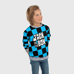 Свитшот детский Jack in the box J - HOPE, цвет: 3D-меланж — фото 2