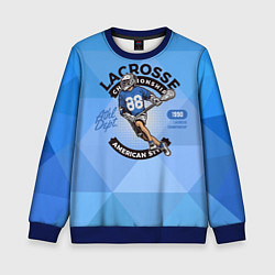 Свитшот детский Lacrosse Лякросс, цвет: 3D-синий