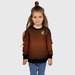 Свитшот детский Фанат ФК Урал, цвет: 3D-черный — фото 2