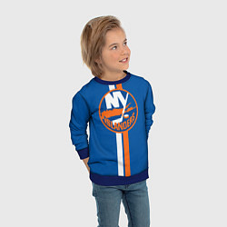Свитшот детский Нью-Йорк Айлендерс Форма, цвет: 3D-синий — фото 2