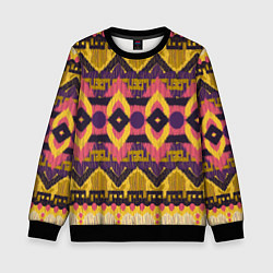 Детский свитшот Африканский узор орнамент из шерсти Africa Wool Pa