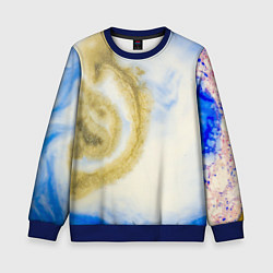 Свитшот детский Золотая Пыль На Молоке, цвет: 3D-синий