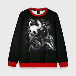 Свитшот детский Hollow Knight рисунок, цвет: 3D-красный