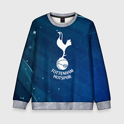 Свитшот детский Tottenham hotspur Соты абстракция, цвет: 3D-меланж