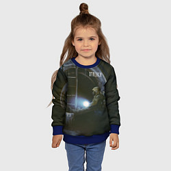 Свитшот детский STALKER Одиночка В Коллекторе, цвет: 3D-синий — фото 2