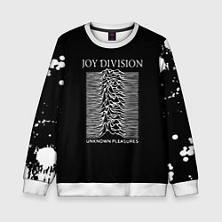 Свитшот детский Joy Division - unknown pleasures, цвет: 3D-белый