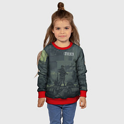 Свитшот детский STALKER Военный Возле ЧАЭС, цвет: 3D-красный — фото 2