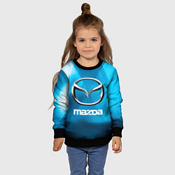 Свитшот детский Mazda - sport - абстракция, цвет: 3D-черный — фото 2