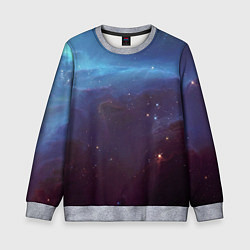 Свитшот детский Космический дым, цвет: 3D-меланж
