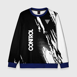 Свитшот детский Control Logo, цвет: 3D-синий