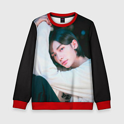 Свитшот детский Hyunjin Mixtape Oh, цвет: 3D-красный