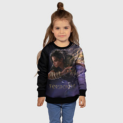Свитшот детский Фрей forspoken, цвет: 3D-черный — фото 2