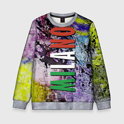 Свитшот детский Avant-garde color texture - Milano, цвет: 3D-меланж