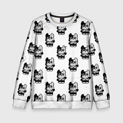 Свитшот детский Глейпнир узор арт, цвет: 3D-белый