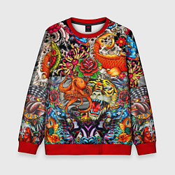 Детский свитшот Красочная иллюстрация