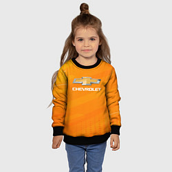 Свитшот детский Chevrolet абстракция, цвет: 3D-черный — фото 2