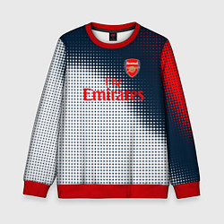 Свитшот детский Arsenal logo абстракция, цвет: 3D-красный