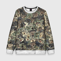 Детский свитшот Мануловый камуфляж