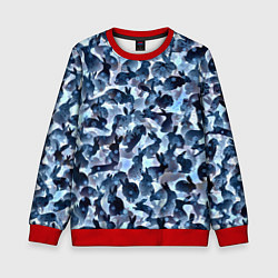 Свитшот детский Новогдние кролики, цвет: 3D-красный