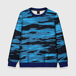 Детский свитшот Волны Камуфляж