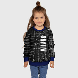 Свитшот детский Milano - autumn - winter 2025, цвет: 3D-синий — фото 2