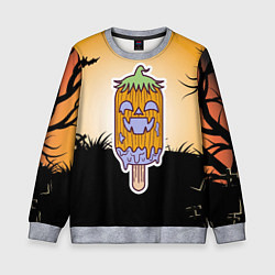 Свитшот детский Тыквенное мороженое, цвет: 3D-меланж