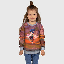 Свитшот детский Сян Лин в примогеме, цвет: 3D-меланж — фото 2